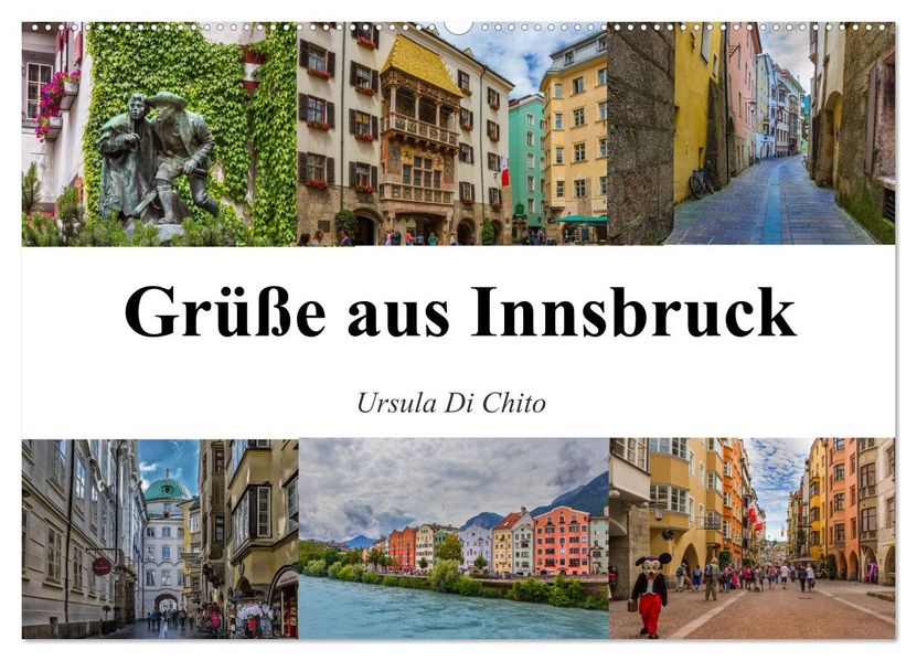 Grüße aus Innsbruck (Wandkalender 2027 DIN A2 quer) CALVENDO Monatskalender