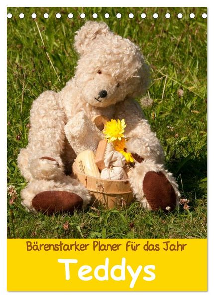 Bärenstarker Planer für das Jahr - Teddys (Tischkalender 2027 DIN A5 hoch) CALVENDO Monatskalender