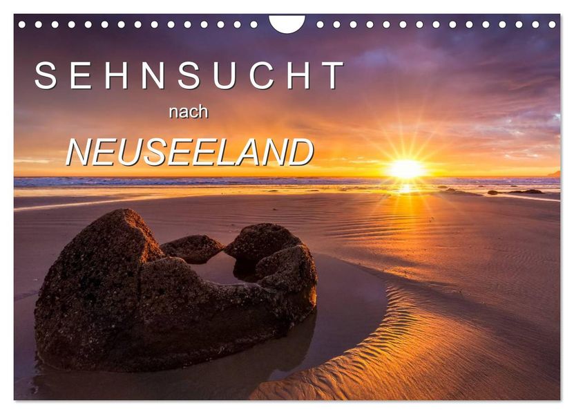Sehnsucht nach Neuseeland (Wandkalender 2027 DIN A4 quer) CALVENDO Monatskalender