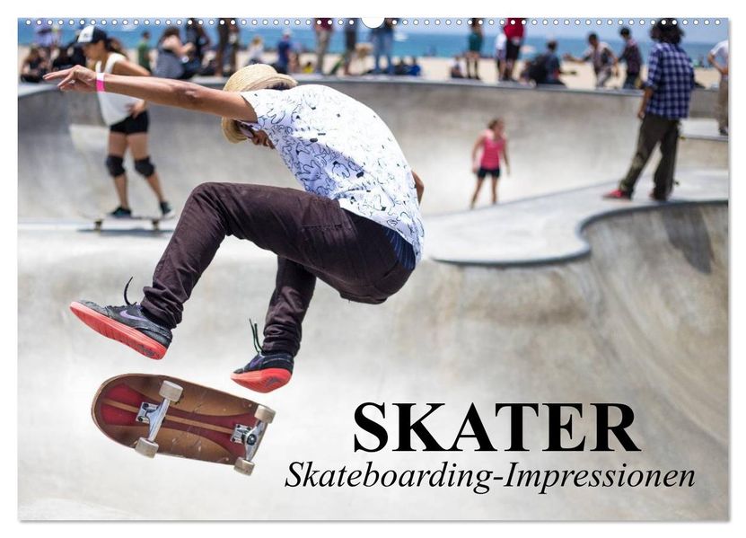 Skater. Skateboarding-Impressionen (Wandkalender 2027 DIN A2 quer) CALVENDO Monatskalender