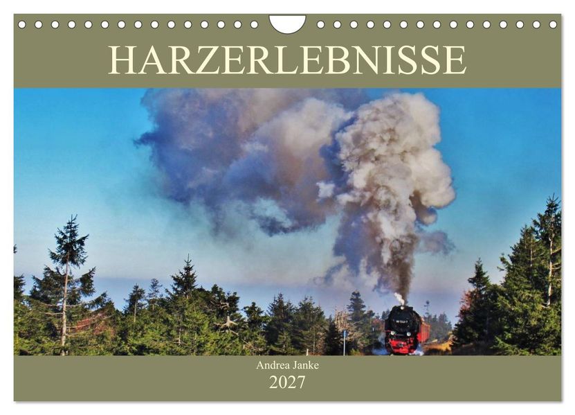 Harzerlebnisse (Wandkalender 2027 DIN A4 quer) CALVENDO Monatskalender