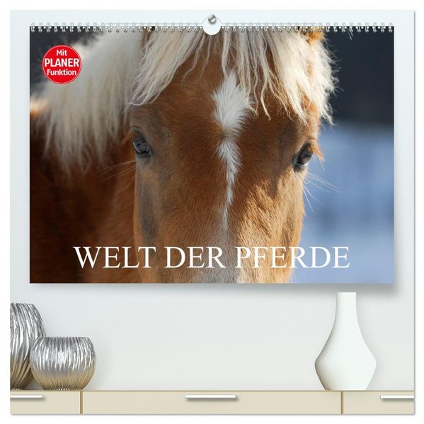 Welt der Pferde (hochwertiger Premium Wandkalender 2027 DIN A2 quer) Kunstdruck in Hochglanz