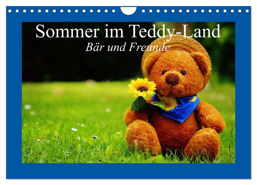 Sommer im Teddy-Land. Bär und Freunde (Wandkalender 2027 DIN A4 quer) CALVENDO Monatskalender