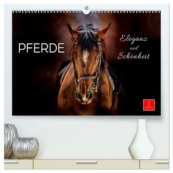 Eleganz und Schönheit - Pferde (hochwertiger Premium Wandkalender 2027 DIN A2 quer) Kunstdruck in Hochglanz