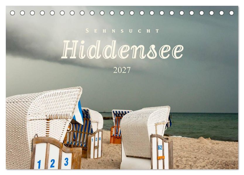 Sehnsucht Hiddensee 2027 (Tischkalender 2027 DIN A5 quer) CALVENDO Monatskalender