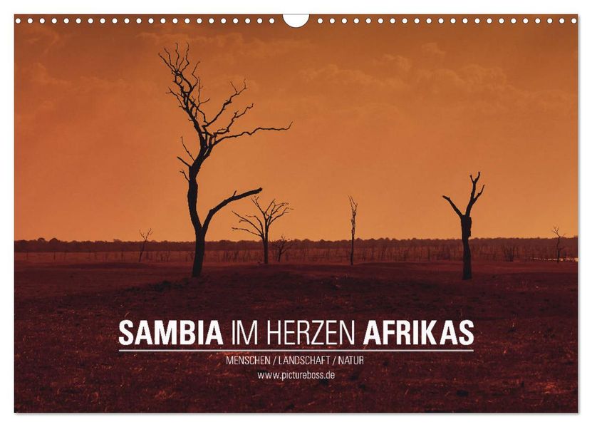 SAMBIA IM HERZEN AFRIKAS (Wandkalender 2027 DIN A3 quer) CALVENDO Monatskalender