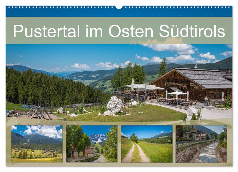 Pustertal im Osten Südtirols (Wandkalender 2027 DIN A2 quer) CALVENDO Monatskalender