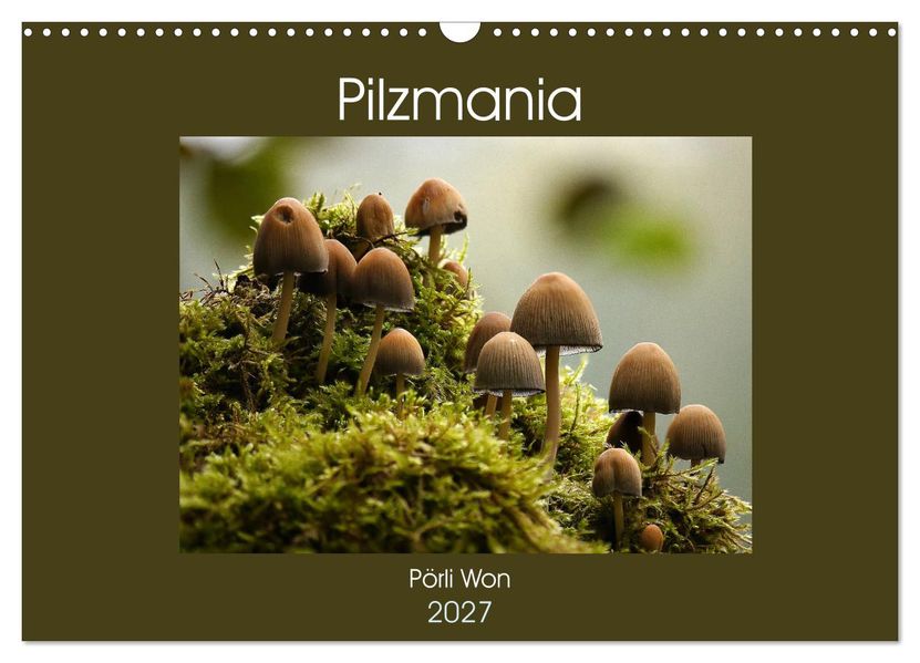 Pilzmania (Wandkalender 2027 DIN A3 quer) CALVENDO Monatskalender