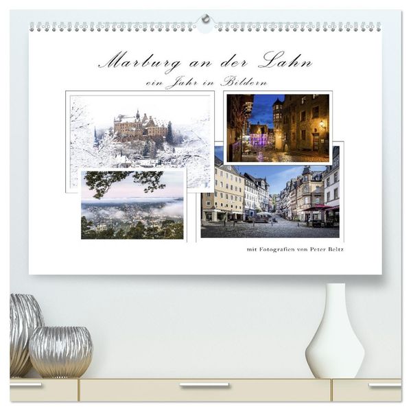 Marburg an der Lahn - ein Jahr in Bildern (hochwertiger Premium Wandkalender 2027 DIN A2 quer) Kunstdruck in Hochglanz