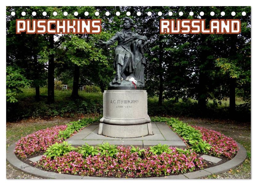 PUSCHKINS RUSSLAND (Tischkalender 2027 DIN A5 quer) CALVENDO Monatskalender
