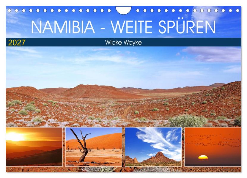 Namibia - Weite spüren (Wandkalender 2027 DIN A4 quer) CALVENDO Monatskalender