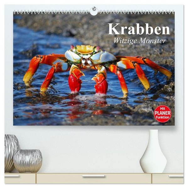 Krabben. Witzige Monster (hochwertiger Premium Wandkalender 2027 DIN A2 quer) Kunstdruck in Hochglanz