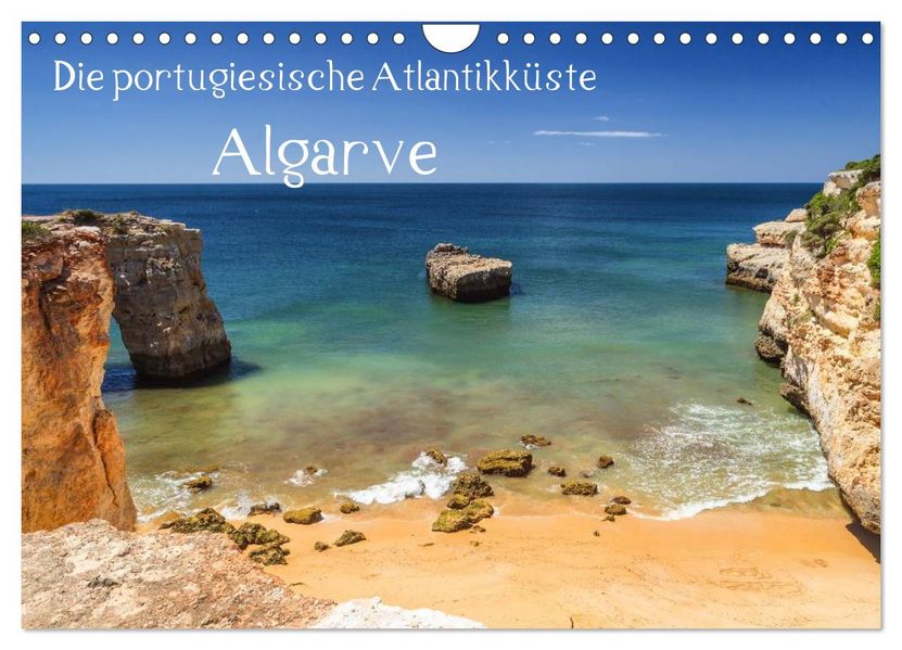 Die portugiesische Atlantikküste - Algarve (Wandkalender 2027 DIN A4 quer) CALVENDO Monatskalender