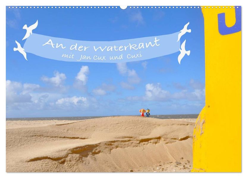 An der Waterkant mit Jan Cux und Cuxi (Wandkalender 2027 DIN A2 quer) CALVENDO Monatskalender