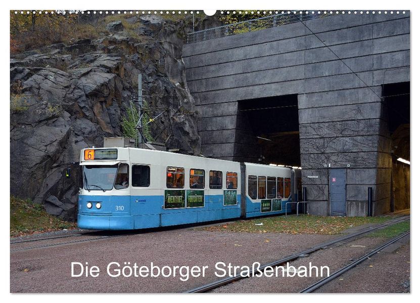 Die Göteborger Straßenbahn (Wandkalender 2027 DIN A2 quer) CALVENDO Monatskalender