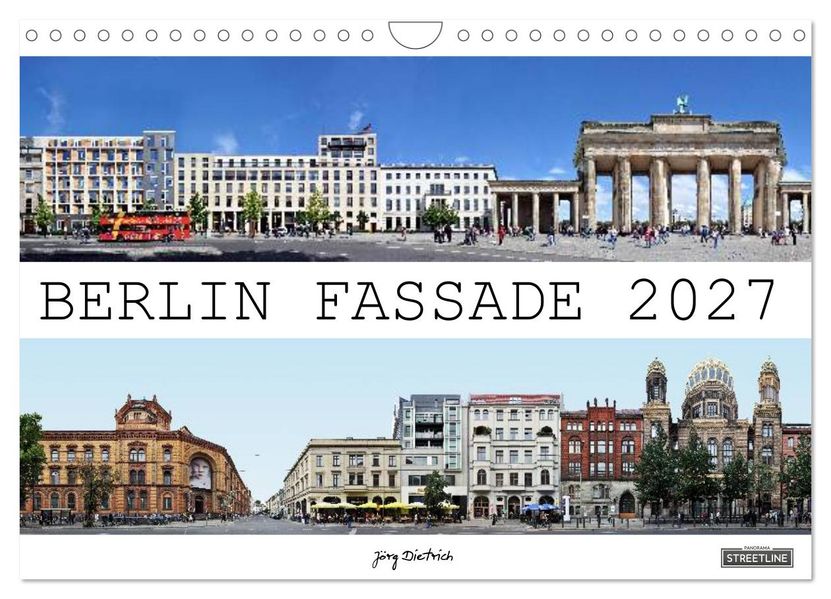 Berlin Fassade (Wandkalender 2027 DIN A4 quer) CALVENDO Monatskalender