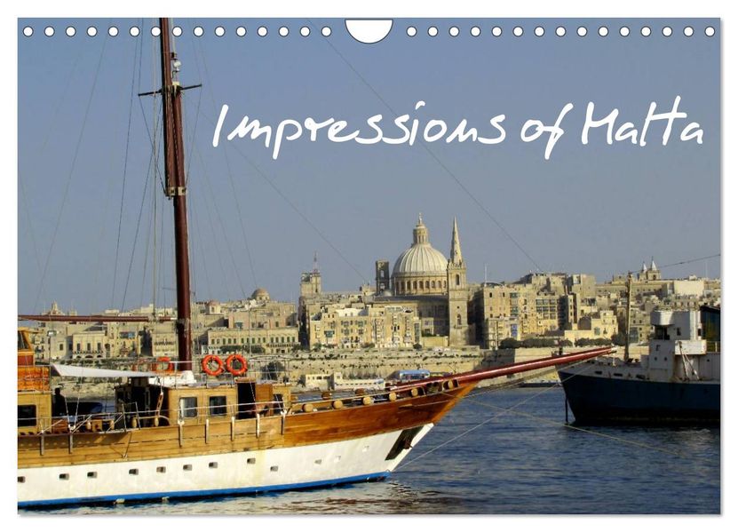 Impressions of Malta (Wall Calendar 2027 DIN A4 landscape) CALVENDO 12 Month Wall Calendar