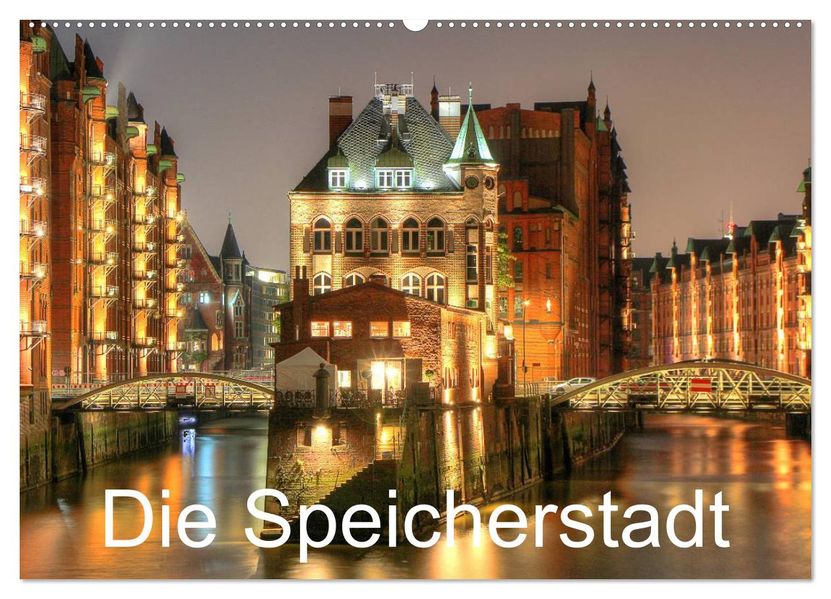 Die Speicherstadt (Wandkalender 2027 DIN A2 quer) CALVENDO Monatskalender