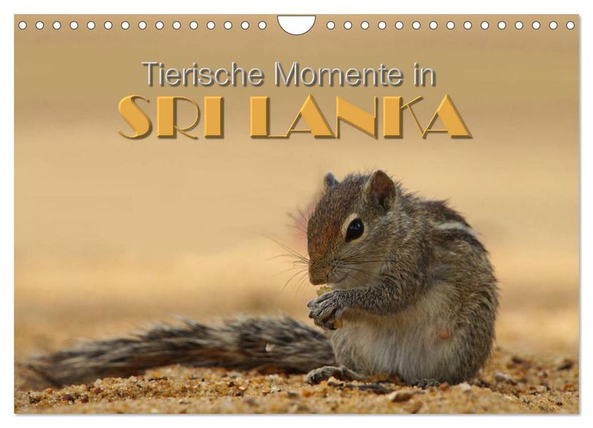 Sri Lanka - Tierische Momente (Wandkalender 2027 DIN A4 quer) CALVENDO Monatskalender