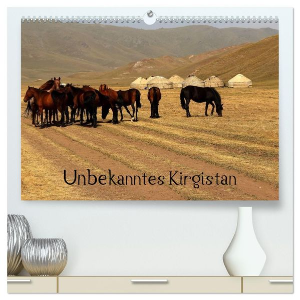 Unbekanntes Kirgistan (hochwertiger Premium Wandkalender 2027 DIN A2 quer) Kunstdruck in Hochglanz