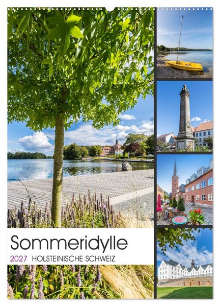 HOLSTEINISCHE SCHWEIZ Sommeridylle (Wandkalender 2027 DIN A2 hoch) CALVENDO Monatskalender