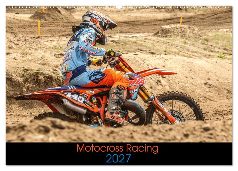 Motocross Racing 2027 (Wandkalender 2027 DIN A2 quer) CALVENDO Monatskalender