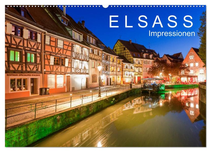E L S A S S Impressionen (Wandkalender 2027 DIN A2 quer) CALVENDO Monatskalender