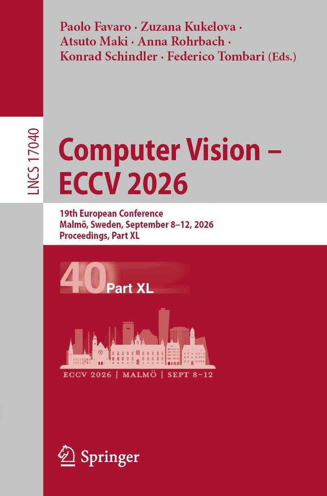 Computer Vision - ECCV 2026