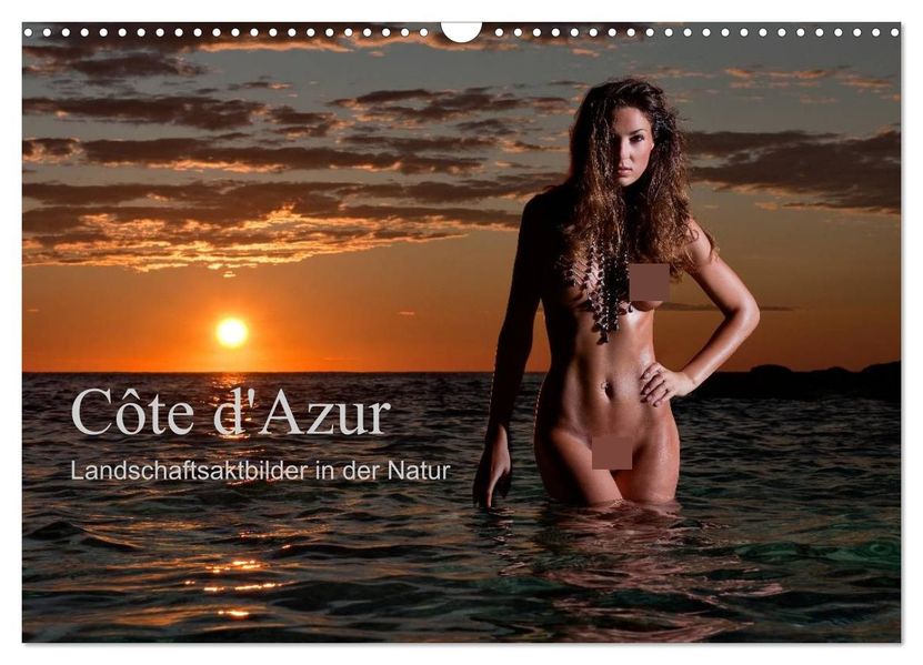 Côte d'Azur - Landschaftsaktbilder in der Natur (Wandkalender 2027 DIN A3 quer) CALVENDO Monatskalender