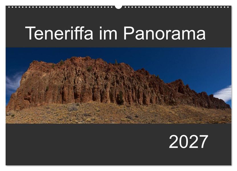 Teneriffa im Panorama (Wandkalender 2027 DIN A2 quer) CALVENDO Monatskalender