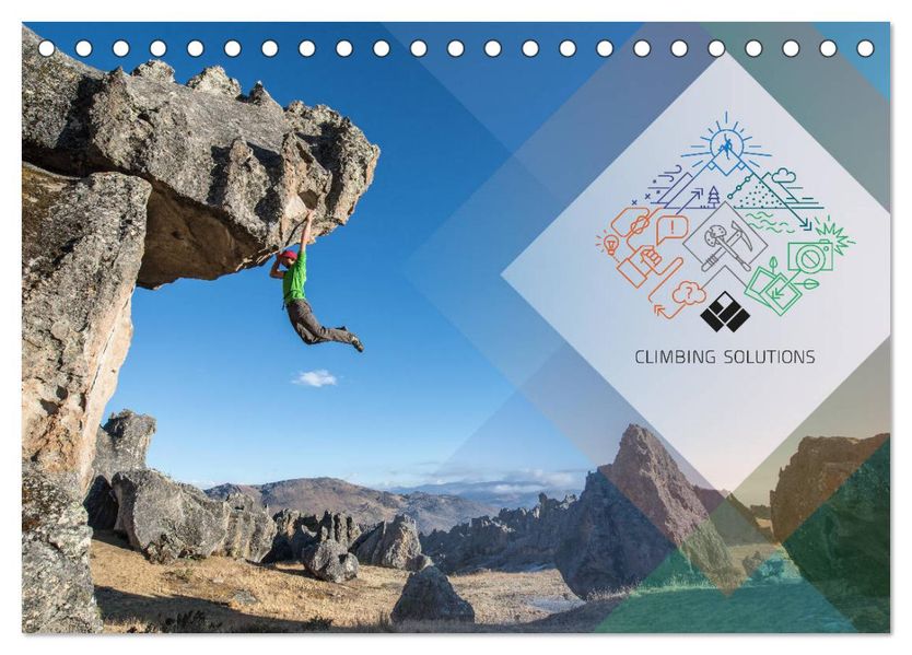 Climbing Solutions - Bergsport weltweit (Tischkalender 2027 DIN A5 quer) CALVENDO Monatskalender