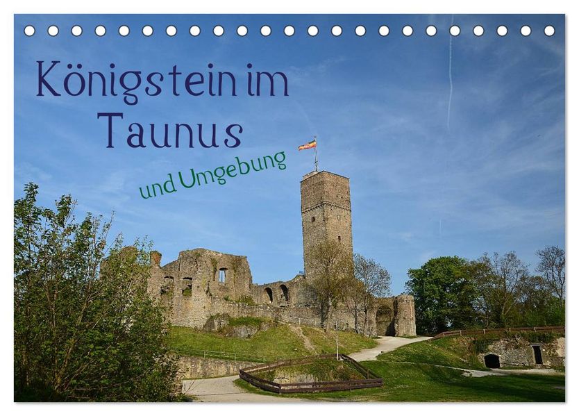 Königstein im Taunus und Umgebung (Tischkalender 2027 DIN A5 quer) CALVENDO Monatskalender