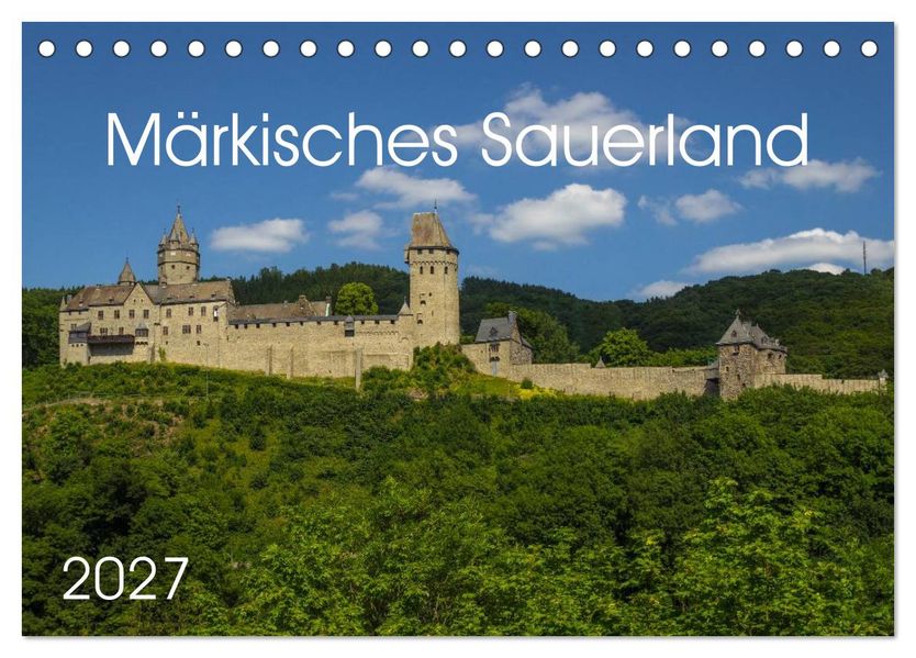 Märkisches Sauerland (Tischkalender 2027 DIN A5 quer) CALVENDO Monatskalender