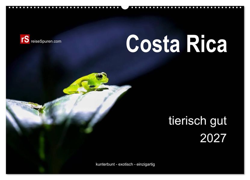 Costa Rica tierisch gut 2027 (Wandkalender 2027 DIN A2 quer) CALVENDO Monatskalender