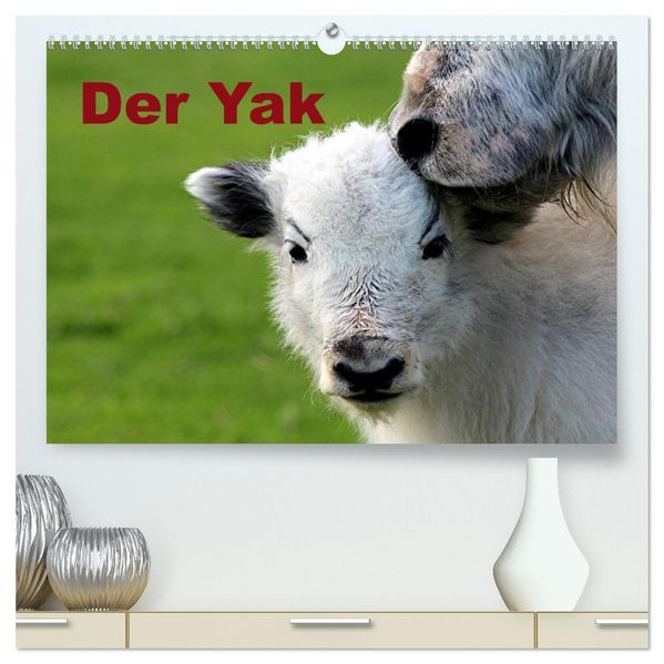 Der Yak (hochwertiger Premium Wandkalender 2027 DIN A2 quer) Kunstdruck in Hochglanz