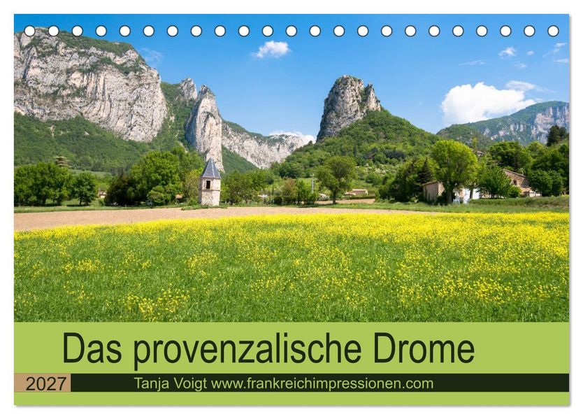 Provenzalisches Drome (Tischkalender 2027 DIN A5 quer) CALVENDO Monatskalender