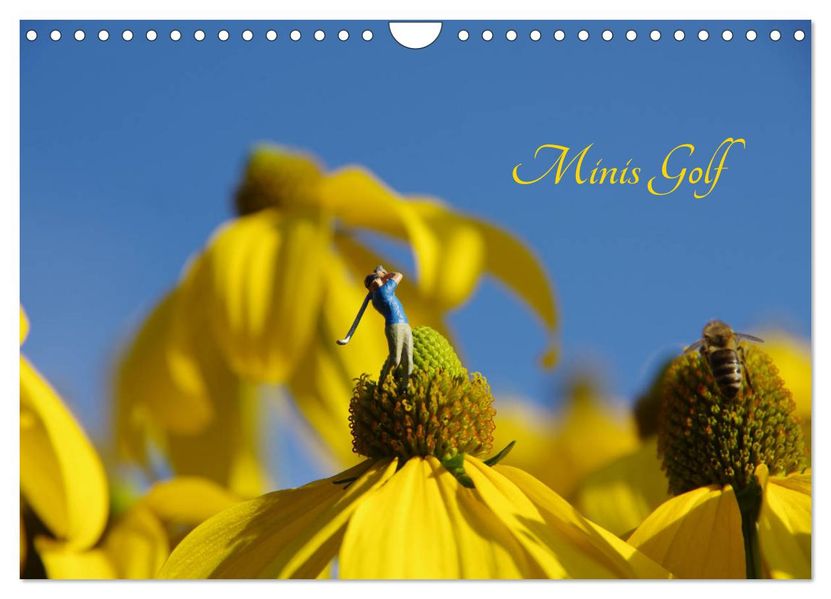 Minis Golf (Wandkalender 2027 DIN A4 quer) CALVENDO Monatskalender