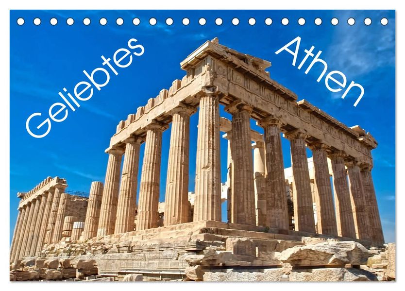 Geliebtes Athen (Tischkalender 2027 DIN A5 quer) CALVENDO Monatskalender
