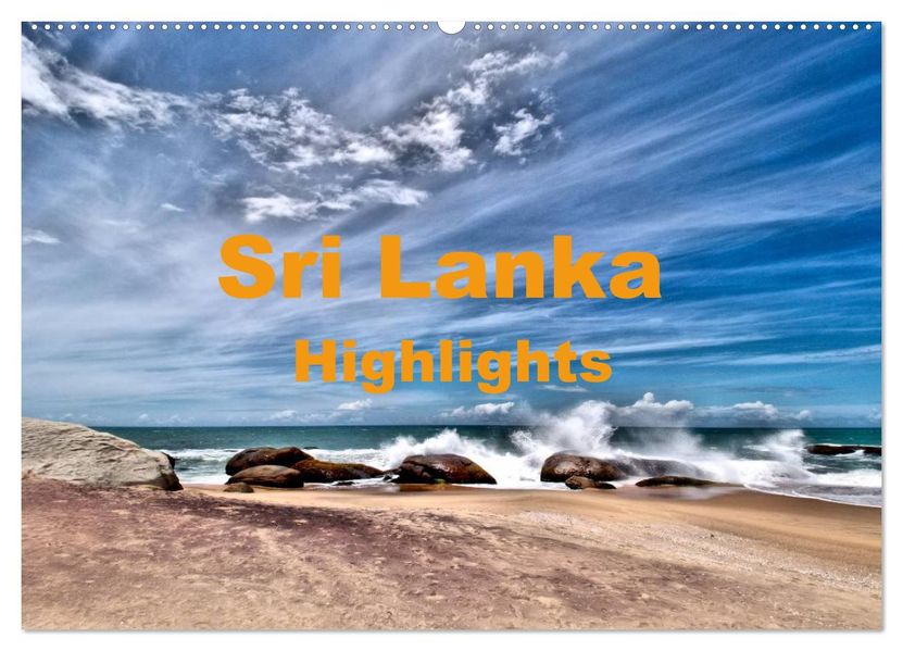 Sri Lanka - Highlights (Wandkalender 2027 DIN A2 quer) CALVENDO Monatskalender