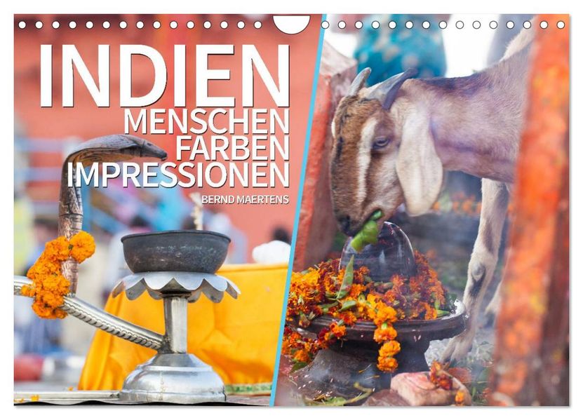 INDIEN Menschen Farben Impressionen (Wandkalender 2027 DIN A4 quer) CALVENDO Monatskalender