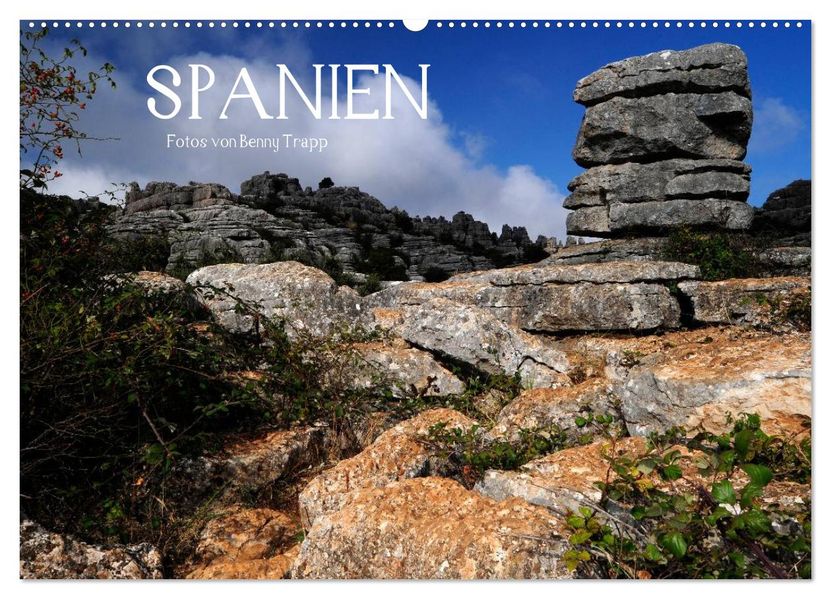 Spanien (Wandkalender 2027 DIN A2 quer) CALVENDO Monatskalender