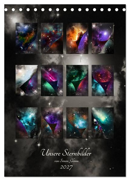 Unsere Sternbilder (Tischkalender 2027 DIN A5 hoch) CALVENDO Monatskalender