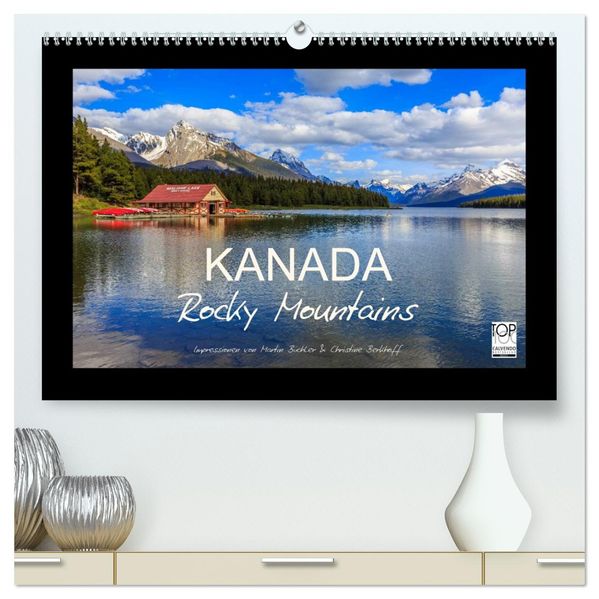 KANADA - Rocky Mountains (hochwertiger Premium Wandkalender 2027 DIN A2 quer) Kunstdruck in Hochglanz