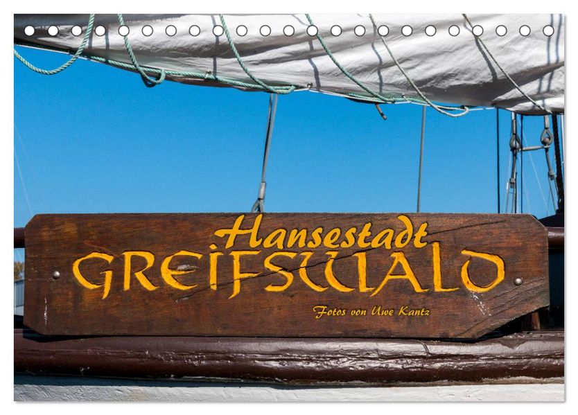 Hansestadt Greifswald (Tischkalender 2027 DIN A5 quer) CALVENDO Monatskalender