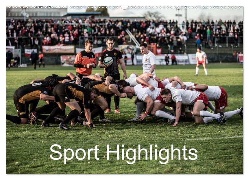 Sport Highlights (Wandkalender 2027 DIN A2 quer) CALVENDO Monatskalender