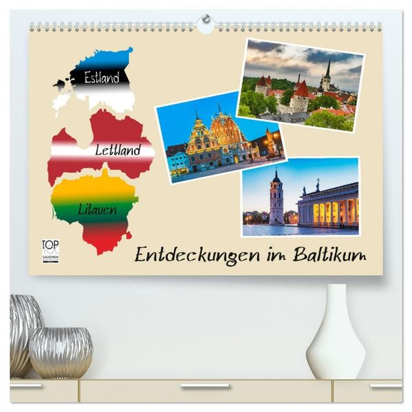 Entdeckungen im Baltikum (hochwertiger Premium Wandkalender 2027 DIN A2 quer) Kunstdruck in Hochglanz