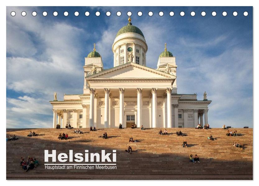 Helsinki - Hauptstadt am Finnischen Meerbusen (Tischkalender 2027 DIN A5 quer) CALVENDO Monatskalender