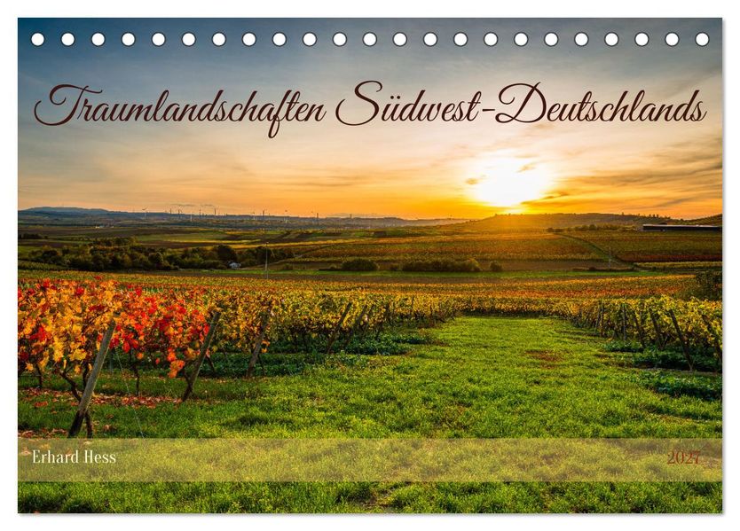 Traumlandschaften Südwest-Deutschlands (Tischkalender 2027 DIN A5 quer) CALVENDO Monatskalender