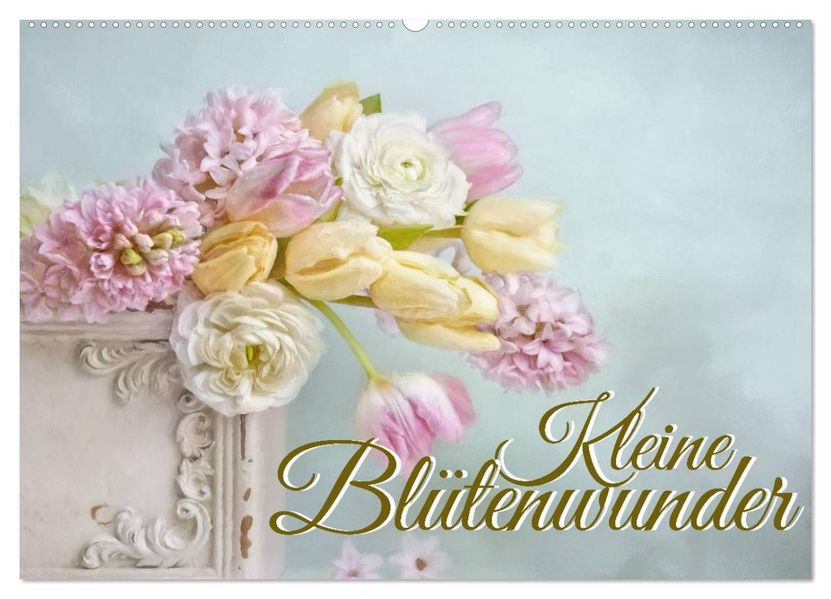 Kleine Blütenwunder (Wandkalender 2027 DIN A2 quer) CALVENDO Monatskalender