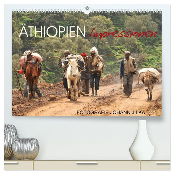 Äthiopien Impressionen (hochwertiger Premium Wandkalender 2027 DIN A2 quer) Kunstdruck in Hochglanz